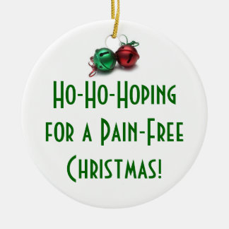 Ho-Ho-Hoppas… Julgransprydnad Keramik