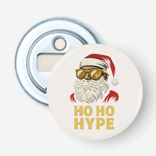 HO HO HYPE – Santa Guld Flasköppnare (Framsidan)