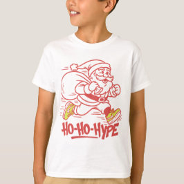 "Ho-Ho-Hype - Streetwear Santa Sneaker T Shirt