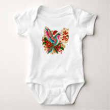 Ho Ho jul kolibri baby t-shirt