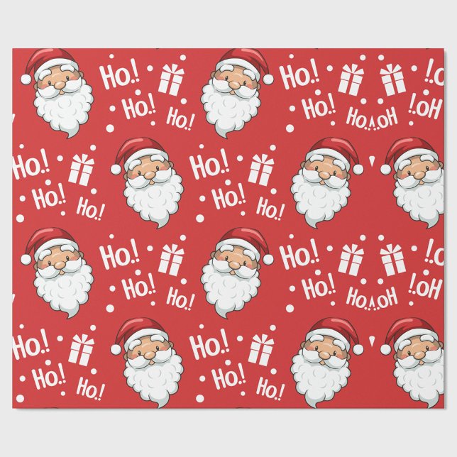 Ho Ho Jul Wrapping Papper Presentpapper (Skapare uppladdad)