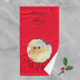 Ho Ho Jultomten Ansikte Cute Red jul