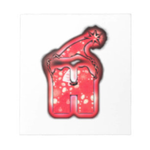 Ho Ho! Jultomten Hat God jul Star.png Anteckningsblock