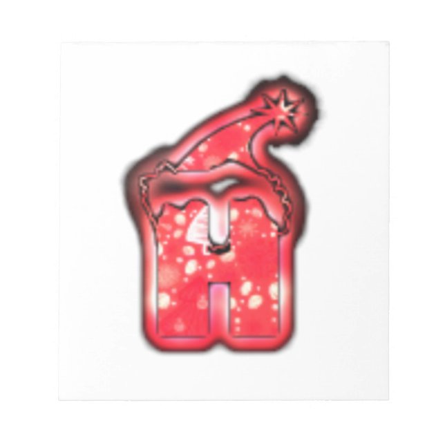 Ho Ho! Jultomten Hat God jul Star.png Anteckningsblock (Framsida)