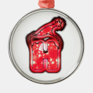 Ho Ho! Jultomten Hat God jul Star.png Julgransprydnad Metall