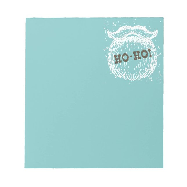 Ho-Ho-jultomten Helgdag Santa Noel Anteckningsblock (Framsida)