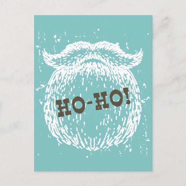 Ho-Ho-jultomten Helgdag Santa Noel Helg Vykort (Framsida)