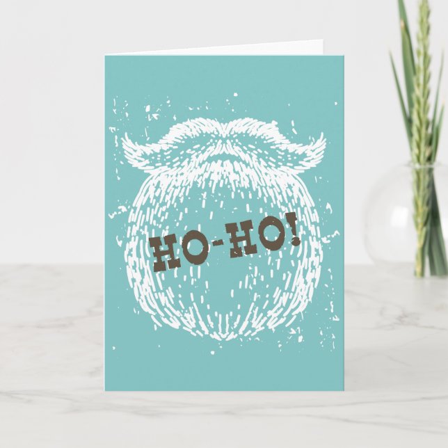 Ho-Ho-jultomten Helgdag Santa Noel Helgkort (Framsida)