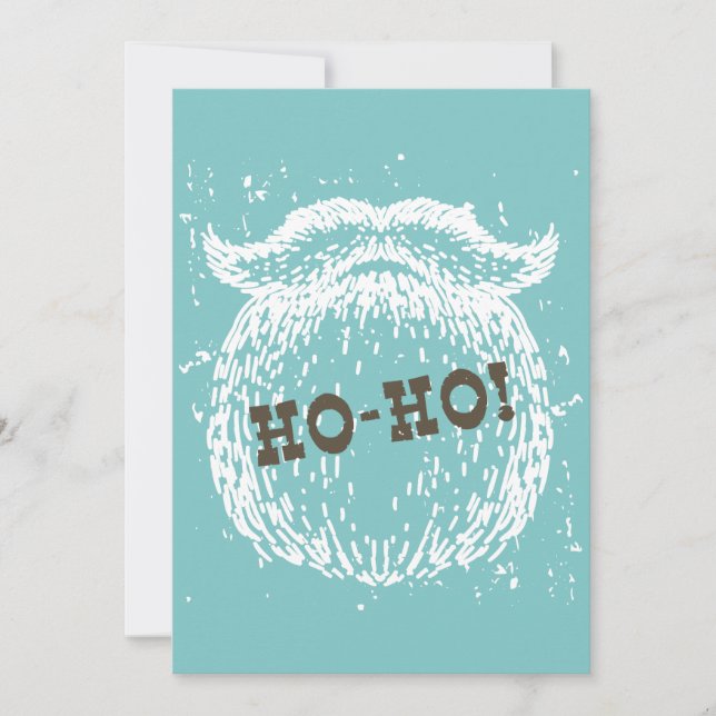 Ho-Ho-jultomten Helgdag Santa Noel Julkort (Framsida)