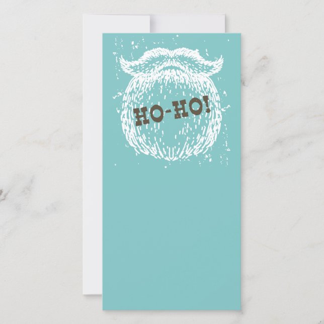 Ho-Ho-jultomten Helgdag Santa Noel Julkort (Framsida)