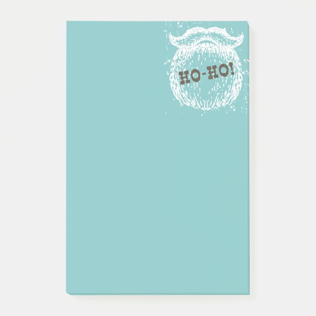 Ho-Ho-jultomten Helgdag Santa Noel Post-it Block (Framsida)