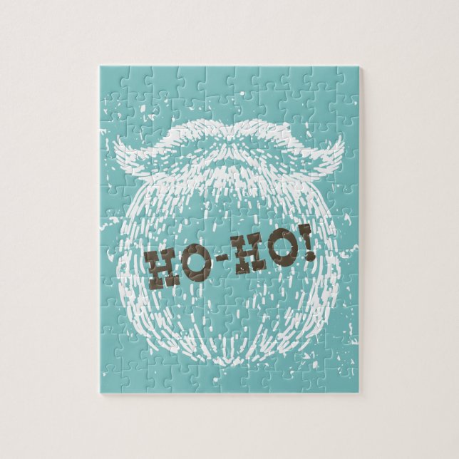 Ho-Ho-jultomten Helgdag Santa Noel Pussel (Vertikal)