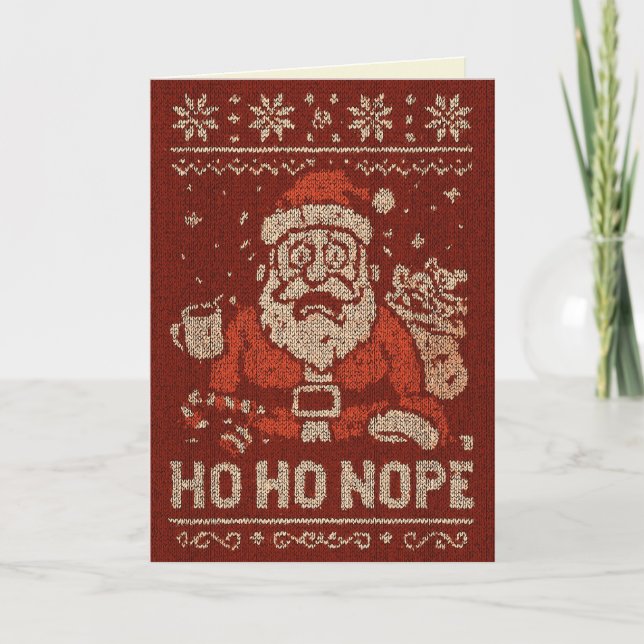 Ho Ho NEJ jul Kort (Framsida)
