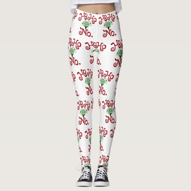 Ho Ho No - Zom-BEE Helgdagars Leggings (Framsida)
