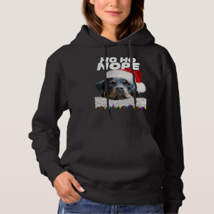 Ho Ho Nope Rottweiler Cute jul Rottie T Shirt