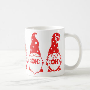 Ho Ho Red Gnomes Coffee Mugg