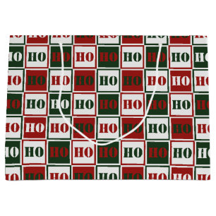 HO HO Röd, Grönt och vit fyrkant