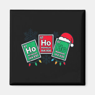 Ho Ho Rolig Vetenskapslärare Jul Kemi Jo Magnet