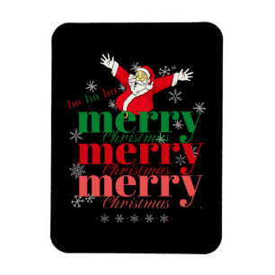 Ho Ho-Santa-God jul (3) Design Magnet