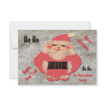 Ho Ho Santa Ivory Glitter
