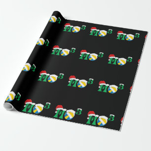 Ho Ho X 3 Funny Volleyball Juli Helgdag SA Presentpapper