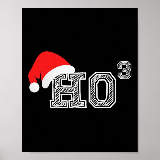 Ho Ho X 3, tredje potensen - Ljuskjulens Helgdag Poster (Framsidan)