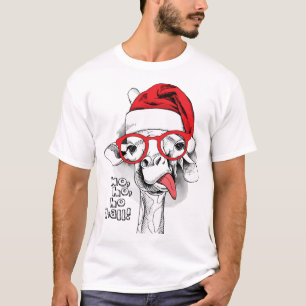 Ho Ho Y'all Giraffe Manar T Shirt