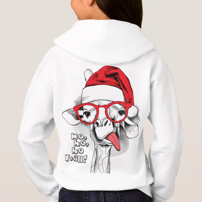 Ho ho y'all Giraffe T Shirt (Baksida)