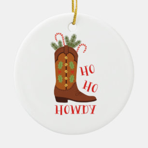 Ho Howdy Julgransprydnad Keramik