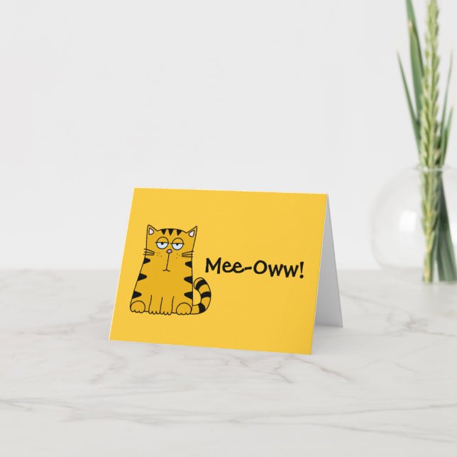 Ho Hum Kattunge Kort (Framsida)