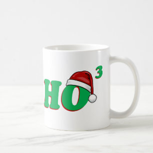 Ho humor för 3 (skära i tärningar) jul kaffemugg