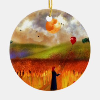 Hö Julgransprydnad Keramik