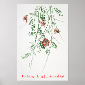 Ho Mang hang Botanical Art poster 1