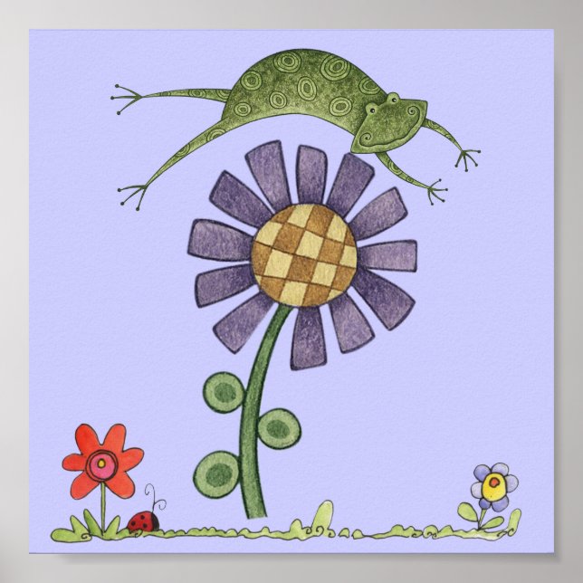 hö och groda poster (Framsidan)