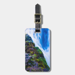 Ho"opi"i Falls, Blue Vatten, Kauai, Hawaii Bagagebricka