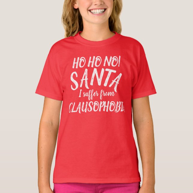 Ho! Santa I lider av Clausofos t-shirt (Framsida)