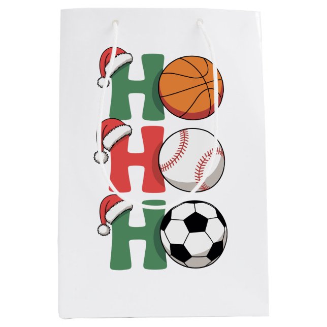 Ho Santa Jul Basketball Baseball Julafton (Framsidan)