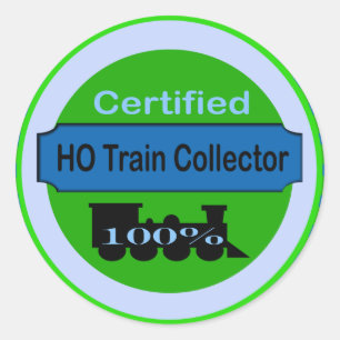 HO Tåg Collector Stickers Runt Klistermärke