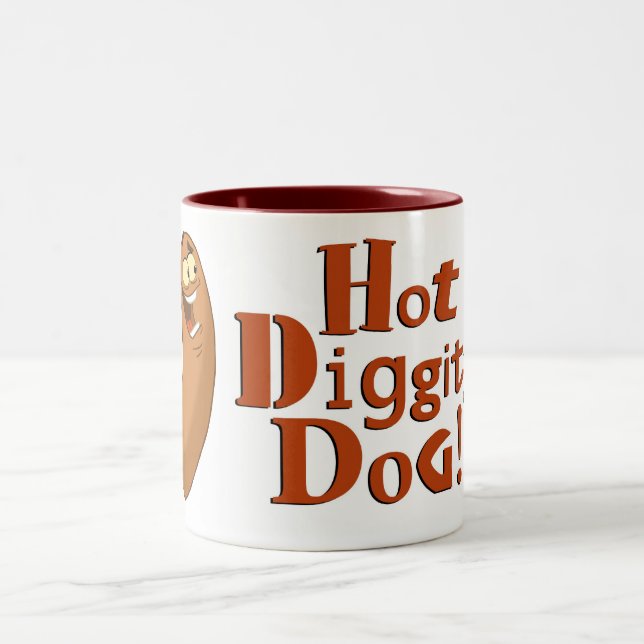 Hoa-Diggity-Hund mugg (Center)