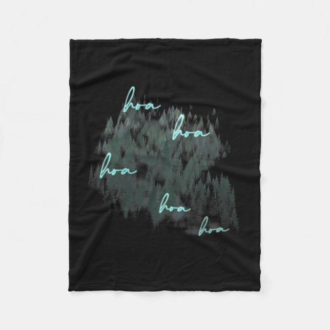 Hoa Hoa Hoa Hoa Season Fleecefilt (Framsidan)