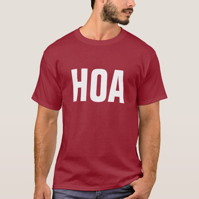 HOA kommenderar skjortan Tee Shirt (Framsida)