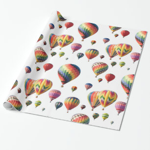 Hoa-Luft ballongflygande som slår in papper Presentpapper