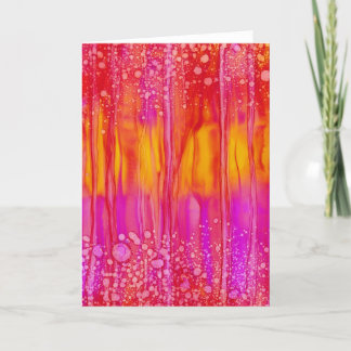 "Hoade och rosa" - tillfällenhälsningen Kort