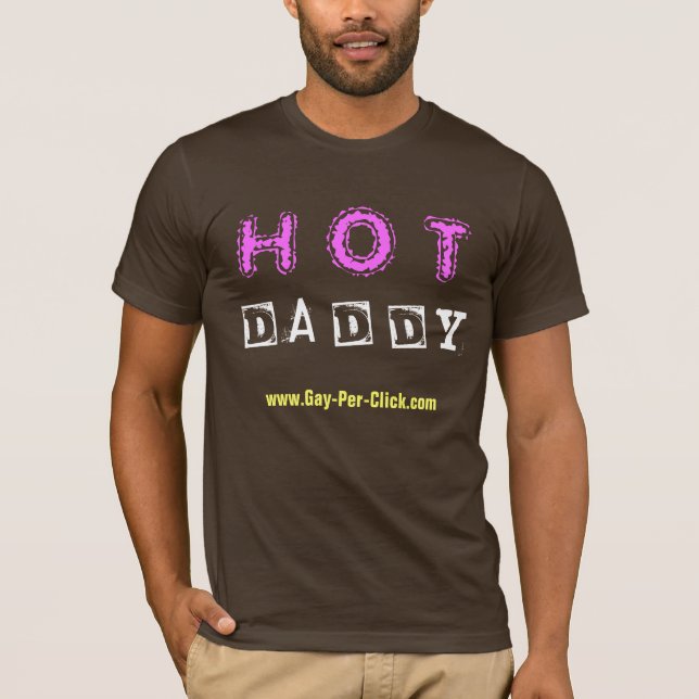 "HOADE pappan" Gay-Per-Click.com T T-shirt (Framsida)