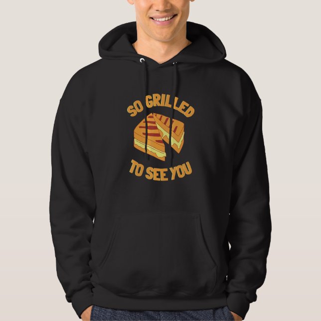Hoagie Sub Artist and Sandwich Maker - Grilled Che Hoodie (Framsida)