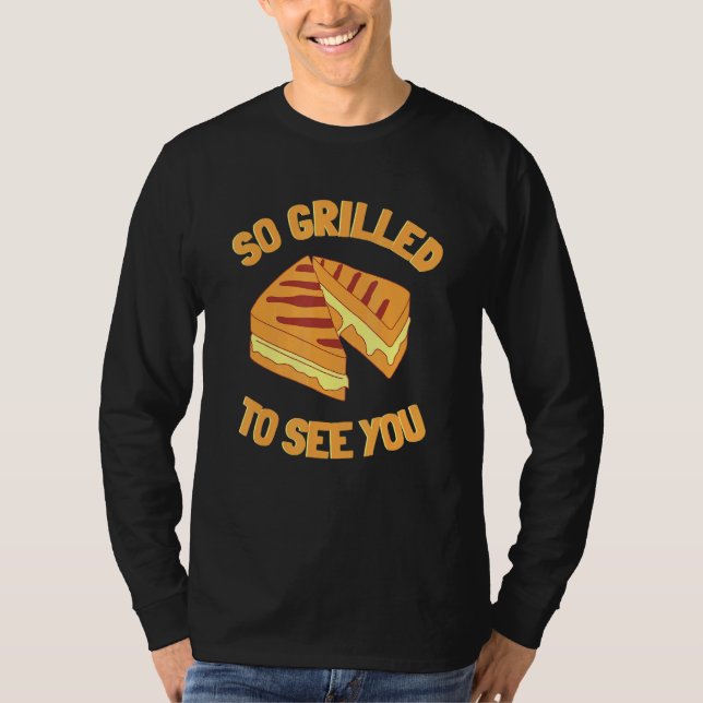 Hoagie Sub Artist and Sandwich Maker - Grilled Che T Shirt (Framsida)