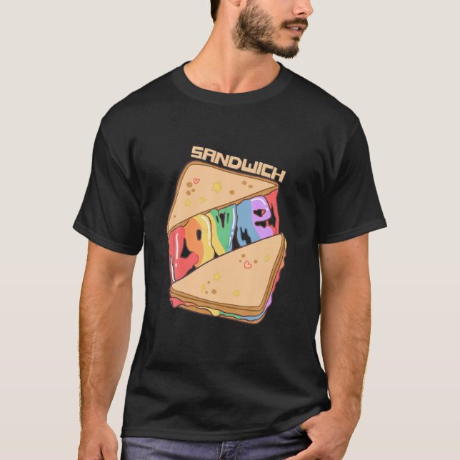 Hoagie Sub Artist and Sandwich Maker - Sandwich Ga T Shirt (Framsida)