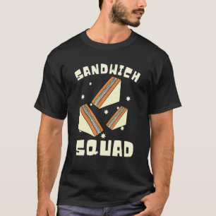 Hoagie Sub Artist och Sandwich Maker Sandwich Sq T Shirt