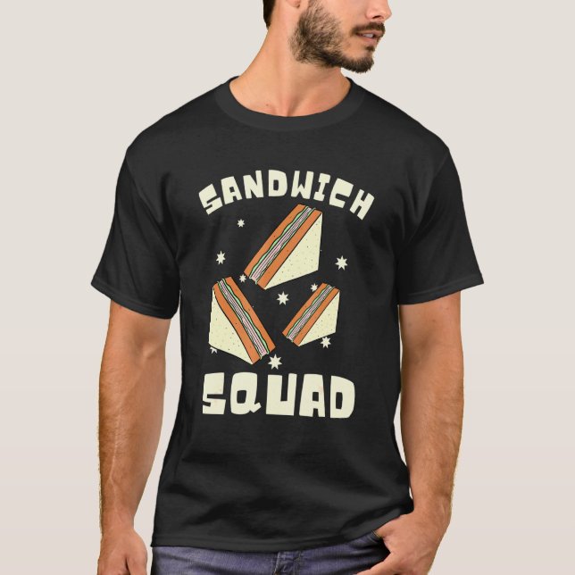 Hoagie Sub Artist och Sandwich Maker Sandwich Sq T Shirt (Framsida)