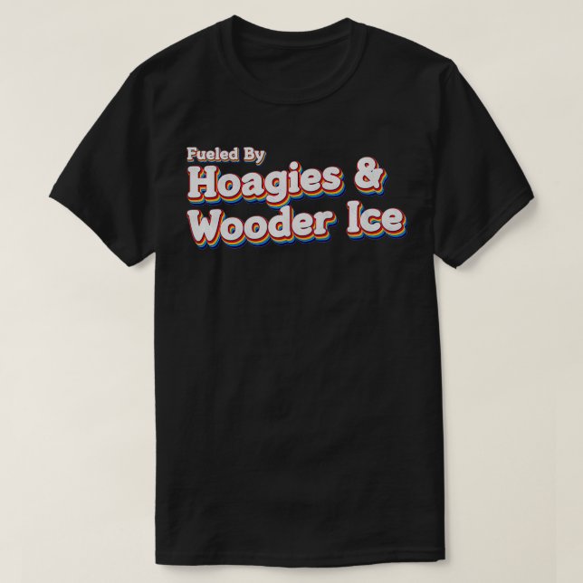 Hoagies och Wooder Ice filly Native Retro Distres T Shirt (Design framsida)